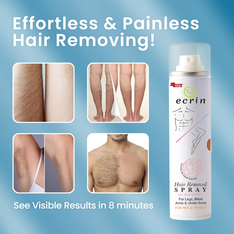 Ecrin Hair Removal Spray | For Men and Women | 100% Original