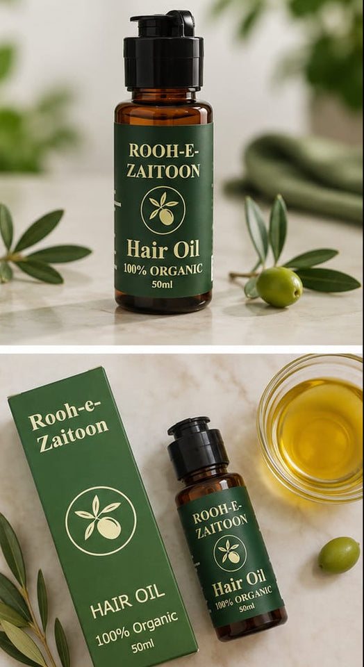 Rooh-e- zaitoon hair oil 100% organic
