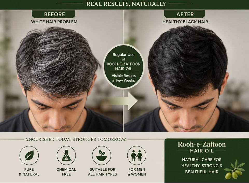 Rooh-e- zaitoon hair oil 100% organic