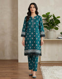 Premium Printed Allover 2pcs Unstitched Lawn Suit ( code 8 )