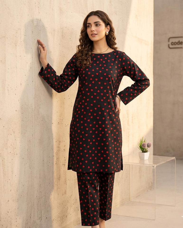 Premium Printed Allover 2pcs Unstitched Lawn Suit ( code 11 )