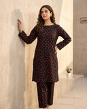 Premium Printed Allover 2pcs Unstitched Lawn Suit ( code 11 )