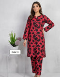 Premium Printed Allover 2pcs Unstitched Lawn Suit ( code 13 )