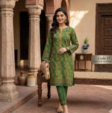 Premium Printed Allover 2pcs Unstitched Lawn Suit ( code 15 )