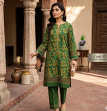 Premium Printed Allover 2pcs Unstitched Lawn Suit ( code 15 )
