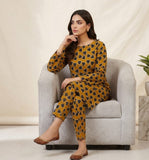 Premium Printed Allover 2pcs Unstitched Lawn Suit ( code 19 )