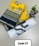 Premium Printed Allover 2pcs Unstitched Lawn Suit ( code 21 )