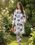 Premium Printed Allover 2pcs Unstitched Lawn Suit ( code 23 )