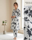 Premium Printed Allover 2pcs Unstitched Lawn Suit ( code 23 )
