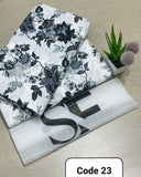 Premium Printed Allover 2pcs Unstitched Lawn Suit ( code 23 )