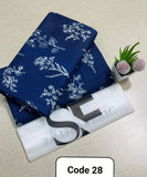Premium Printed Allover 2pcs Unstitched Lawn Suit ( code 28 )
