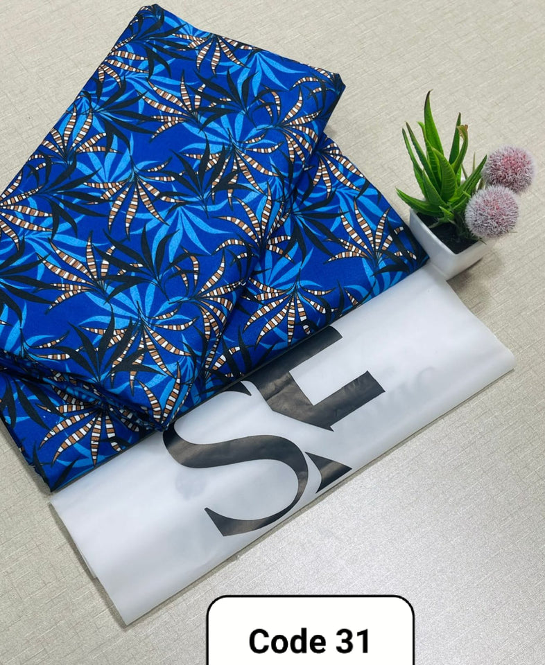 Premium Printed Allover 2pcs Unstitched Lawn Suit ( code 31 )