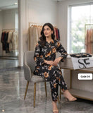 Premium Printed Allover 2pcs Unstitched Lawn Suit ( code 34 )