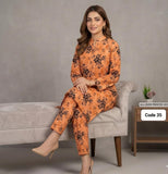 Premium Printed Allover 2pcs Unstitched Lawn Suit ( code 35 )